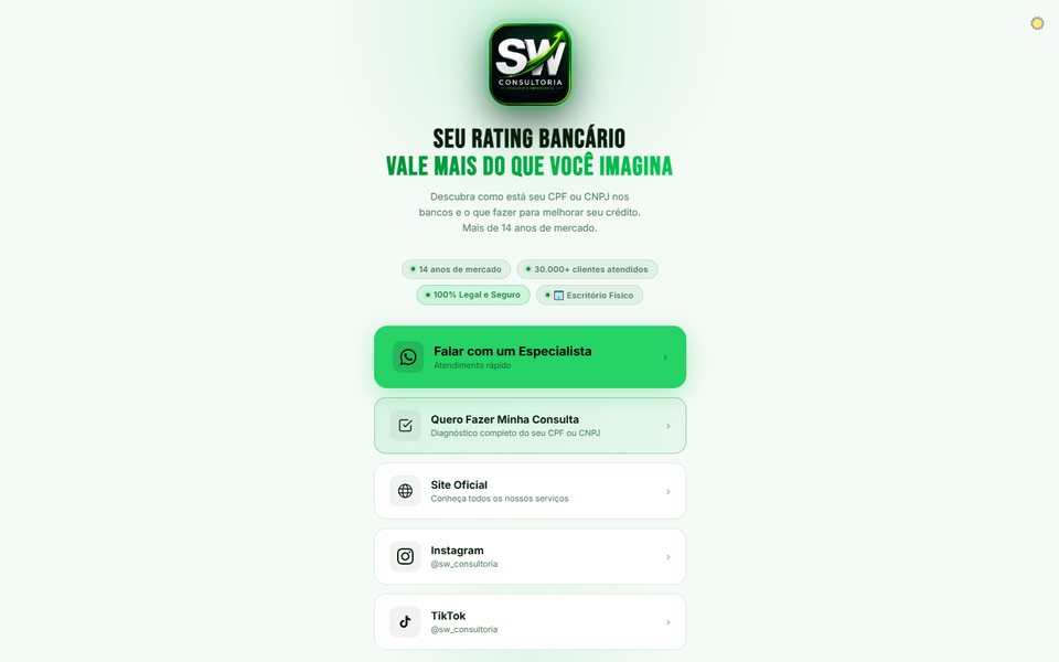 Landing de links da SW Consultoria