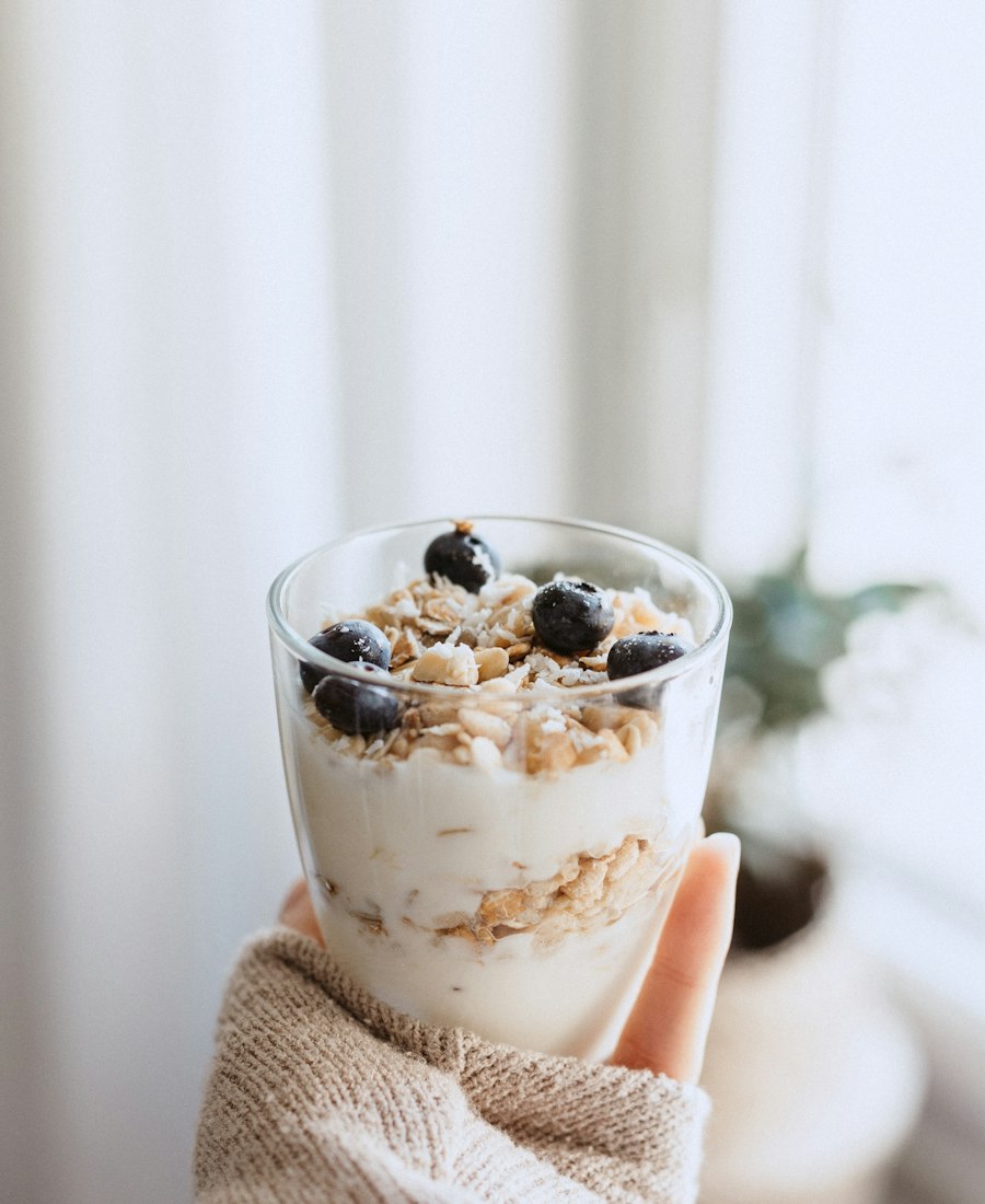 Iogurte com granola